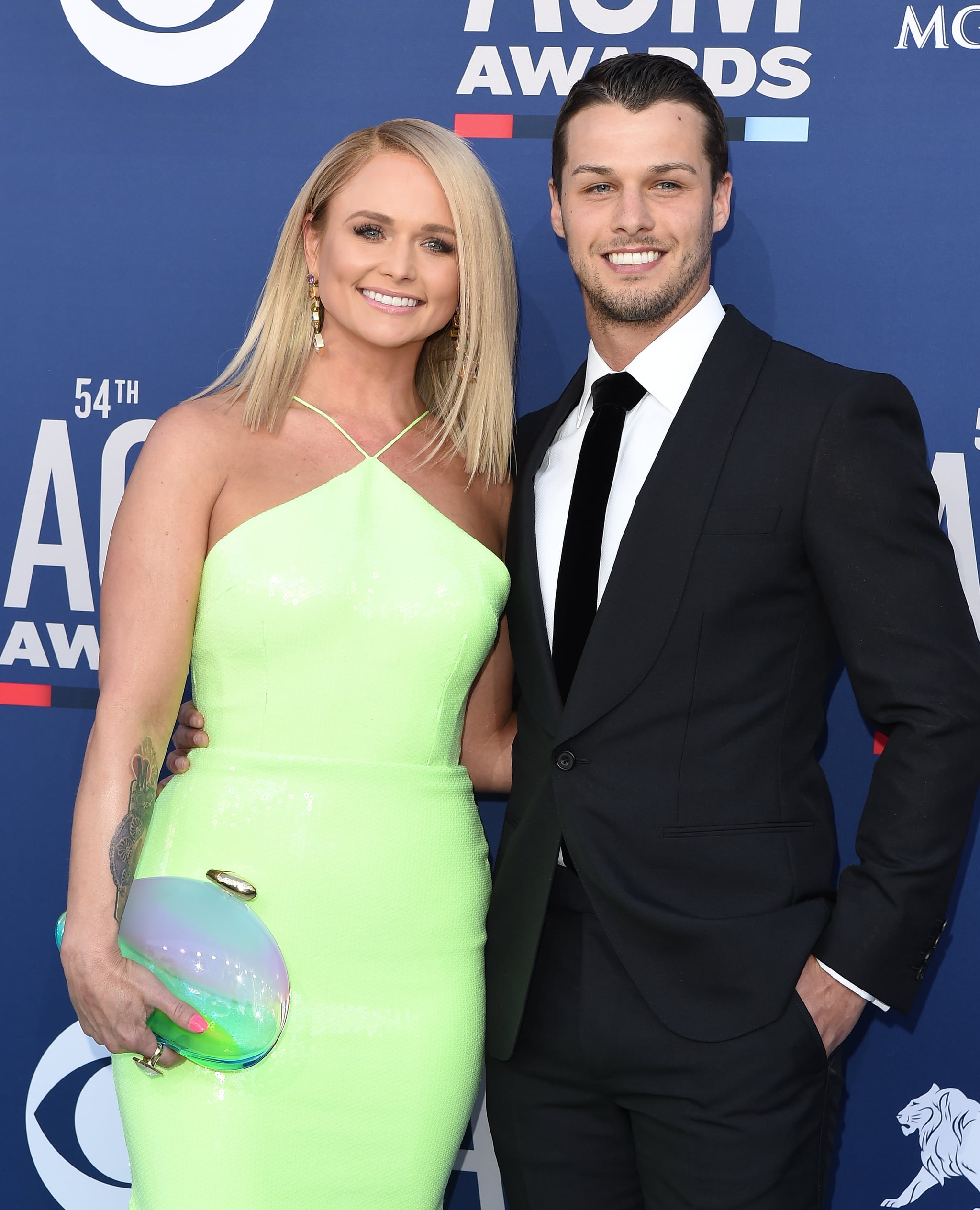 LAS VEGAS, NEVADA - APRIL 07: Miranda Lambert and Brendan McLoughlin attend the 54th Academy of Country Music Awards at MGM Grand Garden Arena on April 07, 2019 in Las Vegas, Nevada. (Photo by Axelle/Bauer-Griffin/FilmMagic)