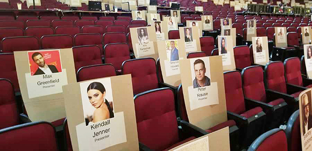 Kendall Jenner Emmys seat