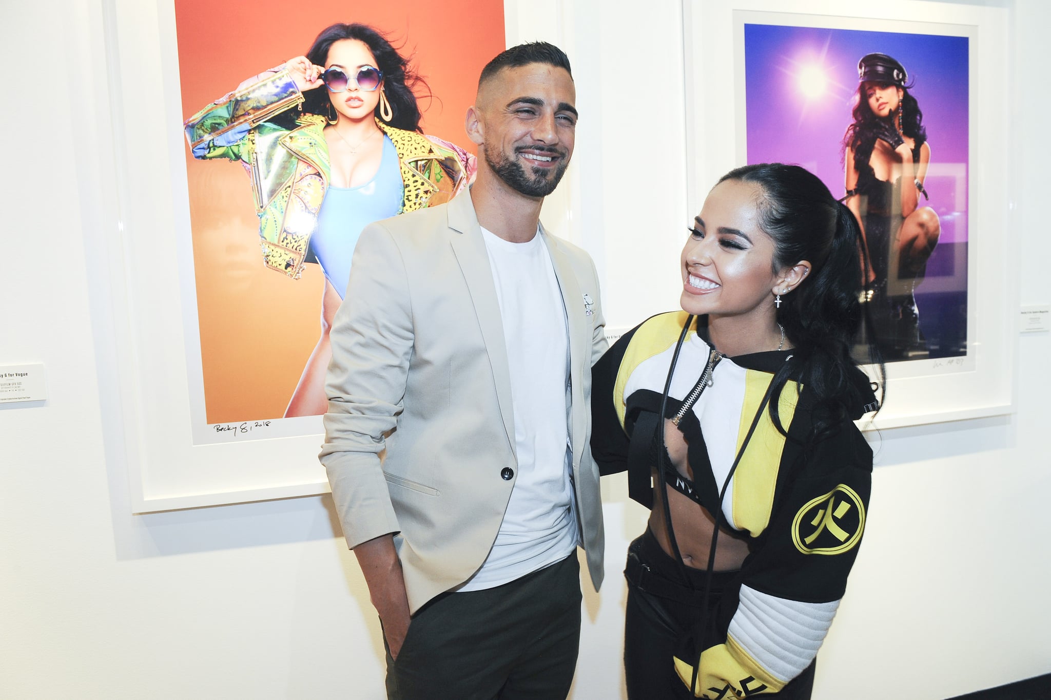 LOS ANGELES, CA - JUNE 14:  Sebastian Lletget and Becky G attend the 2000s Exhibition Opening at Mouche Gallery, Sponsored by Fujifilm on June 14, 2018 in Los Angeles, California. (Photo by Amy Graves/Getty Images for CPM)