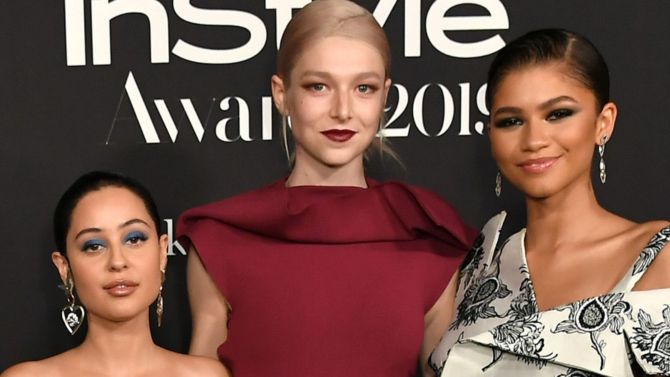 euphoria castjpg The “Euphoria” Women Went Totally Glam and Grown Up for the InStyle Awards