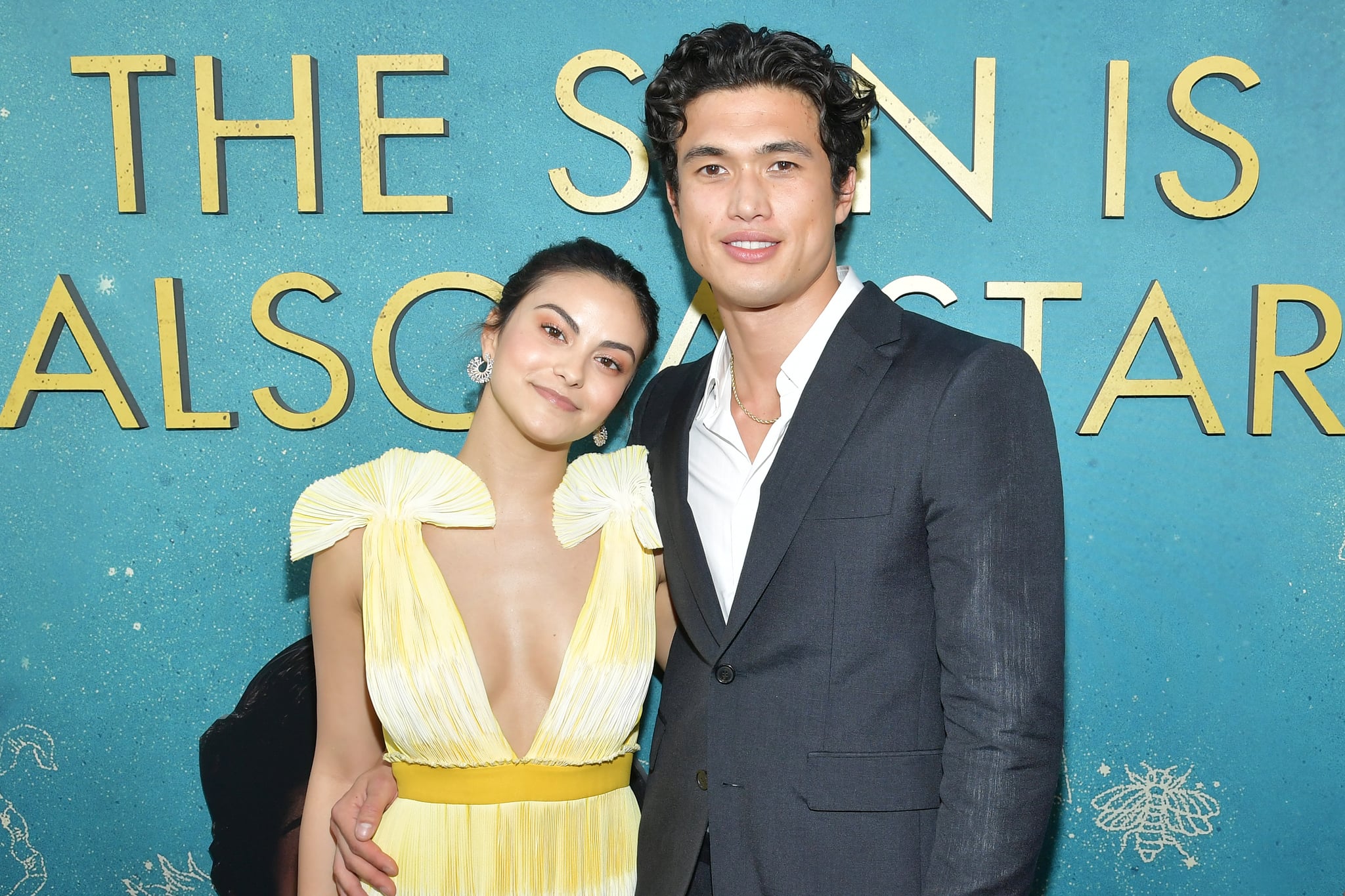 LOS ANGELES, CALIFORNIA - MAY 13: Camila Mendes and Charles Melton attend the world premiere of Warner Bros