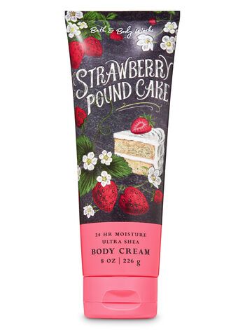 bath body works strawberry poundcake